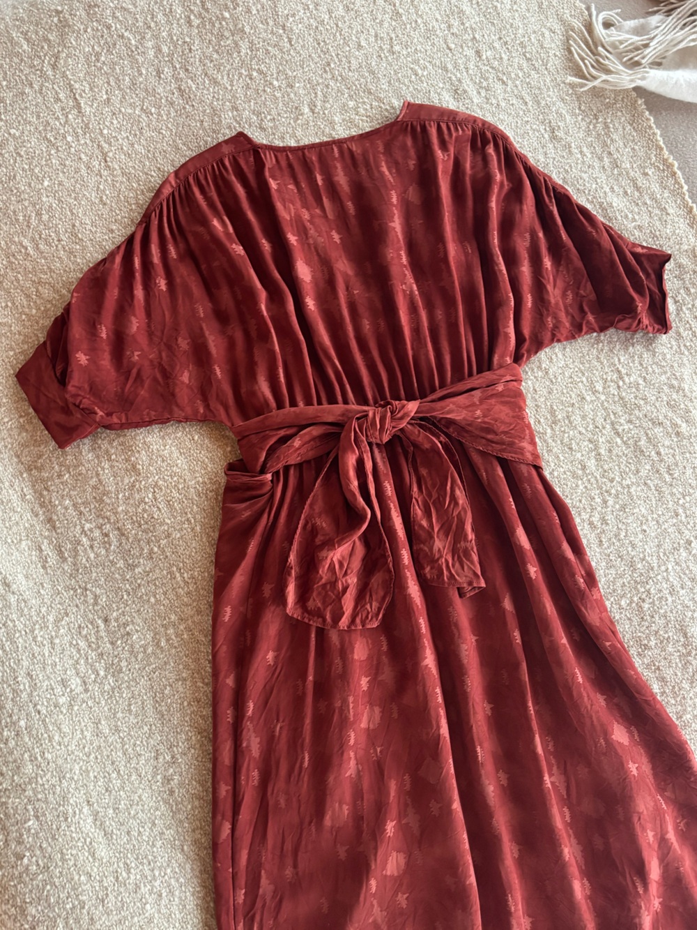“Silk” Kimono Wrap Dress - Picture 7 of 12